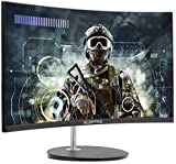 Sceptre Curved 24' 75Hz Professional LED Monitor 1080p 98% sRGB HDMI VGA Build-in Speakers, Machine Black 2021
