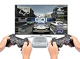 Wondery Super Console X Built in41000+ Games,128G Kids Video Game Console with 2 Gamepads for 4K TV Support HDMI/AV Output,Support NES/N64/PS1/PSP,WiFi/LAN
