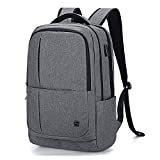 OIWAS Laptop Backpack 17 Inch For Men Business Bagpack Women Travel Daypack Large College School Bookbag Teens (Grey)