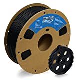 OVERTURE Nylon Filament 1.75mm 3D Printer Filament, Polyamide (PA) 1kg Spool (2.2lbs), Dimensional Accuracy +/- 0.03 mm, Fit Most FDM Printer (Black)