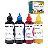 CoYlBod Dye Sublimation Ink Heat Transfer for Inkjet Printers Refillable Ink Cartridge CISS for WF-2540 WF2630 WF-2650 WF-2660 WF2760 WF3540 WF3610 WF7010 WF7510 WF-7520 CX3800 ET-2650 (4 Colors)