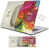 MacBook Air 13 inch Case (Release 2010-2017 Older Version), iCasso Hard Shell Plastic Protective Case & Keyboard Cover Only Compatible with MacBook Air 13 Inch Model A1369/A1466 - Creative Brain
