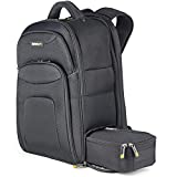 StarTech.com Unisex Backpack Ergonomic Computer Bag with Removable Accessory Case-Laptop/Tablet Pockets-Nylon, Black, 17.3' Professional IT Tech Work/Travel/Commute (NTBKBAG173)