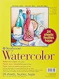 Strathmore Paper 300 Series Watercolor Class Pack, Cold Press, 1 Pack, Original Versio, 24 Sheets
