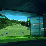 aikeec Indoor Golf Simulator Impact Screen Display Projector Screen for Golf Training Projection Screen 118 x 118inch