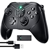 Wireless Switch Controller, Nintendo Switch Controller Compatible with Switch/Lite/OLED/PS3, Enhanced PC Switch Pro Controller with Wake-up/Programmable/Turbo Dual Vibration Bluetooth Game Remote Gamepad Switch Controllers (Black)