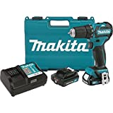 Makita FD07R1 12V MAX CXT Lithium-Ion Brushless Cordless Driver-Drill Kit, 3/8'
