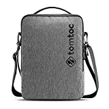 tomtoc Laptop Shoulder Bag for 14-inch MacBook Pro M1 Pro/Max A2442 2021, 13-inch MacBook Air/Pro, 12.9 iPad Pro, 12.3-14.4 Microsoft Surface Pro/Laptop Studio/Book, Spill-resistant Protective Case