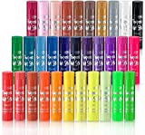 Tempera Paint Sticks, 32 Colors Solid Tempera Paint for Kids, Super Quick Drying, Works Great on Paper Wood Glass Ceramic Canvas