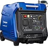 Westinghouse 4500 Watt Super Quiet Portable Inverter Generator, Remote Electric Start with Auto Choke, Wheel & Handle Kit, RV Ready, Gas Powered, Parallel Capable