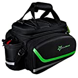 ROCKBROS Bike Panniers for Bicycle, Bike Trunk Bag Rear Bike Rack Bag for Travel Bicycle eBike Accessories Cargo Carrier Bag