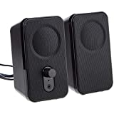 Amazon Basics Computer Speakers for Desktop or Laptop PC | AC-Powered (US Version)