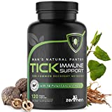 Tick Bite Immune Support Supplement - Japanese Knotweed, Cat's Claw, Chinese Skullcap, Cryptolepis Sanguinolenta, Black Walnut, Black Pepper Extract, Sweet Wormwood Capsules - 120 Vegan Capsules