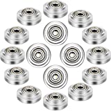 16 Pieces 3D Printer Polycarbonate Pulley 3D Printer Wheels 625zz Pulley Linear Bearing Compatible with Creality CR10, Ender 3, Anet A8 3D Printer Accessories