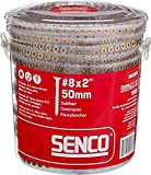 Senco 08F200Y Duraspin# 8 by 2' Subfloor Collated Screw (1, 000per Box)