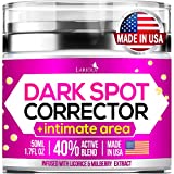 Dark Spot Remover for Face and Body, Intimate and Sensitive Areas - Dark Spot Corrector Treatment - Underarm Cream With Mulberry & Hyaluronic Acid - All Skin Types - for Women and Men - 1.7 oz (40% Active Blend) (40% Active Blend)