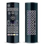 MX3 Backlit Mini Wireless Keyboard Air Mouse 3D Fly Controller Built In Gyro Sensors With Nano USB Receiver Perfect For Android TV Box, HTPC, Smart TV, Rasberry Pi, Laptops