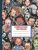Horror Movie Composition Notebook: Horror Notebook Journal for Drawing, Halloween Notebook for Writing. College Ruled Notebook for Kids Teens Students And Adults - 7.44'' x 9.69' 110 Pages.
