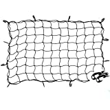 47'x 36' Cargo net Bungee Nets Stretches to 80'x 60', Holds More Than 200 lbs Loads,16 Adjustable Hooks -Easily Adaptable to Pickup Truck Bed and SUV Rooftop Travel Luggage Rack