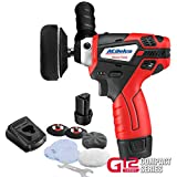 ACDelco G12 Series 12V Cordless 3' Mini Polisher Tool Set with 2 Li-ion Batteries, Charger, and Accessory Kit, ARS1212