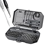 Precision Screwdriver Set, JAKEMY 164 in 1 Laptop Screwdriver Kit, Professional Computer Screwdriver Repair Tool Kit with T5 T6 Torx Screwdriver for MacBook, iPhone, Watch, Eyeglass, Xbox, Modding