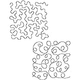 Quilting Creations Quilting Stencil Set Two-11 Inch Allover Designs