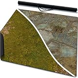 4' x 4' Double-Sided Mouse Pad Rubber Battle Mat: Homeland + Zolotograd + Bag