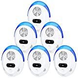 Ultrasonic Pest Repeller 6 Packs, Indoor Pest Control, Ultrasonic Pest Repellent, Indoor Pest Control for Home,Kitchen, Office, Warehouse, Hotel