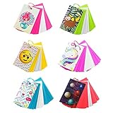 Myndology 450 Blank Index Cards Made & Ships in USA|Comes Already Assembled on Easy Flip Ring|Bonus 6 Interchangeable Covers|Heavy No Bleed Paper|6 Color Rings|2.1x3.3in|Flash Cards|Study|DIY