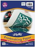 Ucreate Printmaking Paper, 9'x12', White, 100 Sheet, P9001