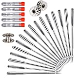 Sewing Machine Needles, 50 PCS Universal Sewing Machine Needle, for Singer, Brother, Janome, Varmax, Sizes HAX1 65/9, 75/11, 90/14, 100/16, 110/18 (50 PCS)