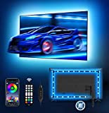 LED Lights for TV Led Backlight, 13.1ft RGB Led Strip Lights for TV Lights Behind, MATICOD TV LED Lights for 45-75in TV with Bluetooth Smart App Remote Control Music Sync, USB Powered RGB 5050