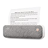 BISOFICE PeriPage Portable Printer, A4 Wireless Bluetooth Travel Printer, Portable Thermal Printer Compatible with Android and iOS, Support 2''/3''/4'' Paper Width, Mobile Printer