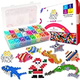 BeadsPack Fuse Beads Kit for Kids with 4200 Beads 5mm - 2 Pegboards, Tweezer, Pattern & Iron Paper – 24 Assorted Color Iron-On Melty Beads for Kids Crafts & Gift – Ideal for All Occasions