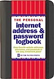 The Personal Internet Address & Password Logbook (removable cover band for security)