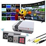Retro Games Console Built in 315 Games Plug and Play Gaming System Support 2 Players & AV Output - Handheld Games Console Gift for Kids Adults