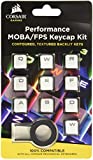 CORSAIR Gaming Performance FPS MOBA Keycap Kit – for Mechanical Keyboards  – Include Key Puller - White