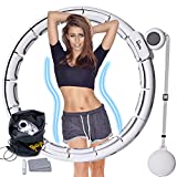 FIT BEETLE Smart Weighted Exercise Infinity Hoop Weight Loss for Woman Man Kids, Workout Equipment for Home and Indoor Workouts, Smooth Noiseless Spinning Ball for Abdomen Fitness and Massage
