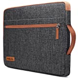 KIZUNA Laptop Tablet Sleeve 10 Inch Water-Resistant Computer Case Hand Bag for 9.7' 10.5' 11' iPad Pro/10 Surface Go 2/10.5' Samsung Galaxy Tab/10.5' Surface Go 3/10.1' Lenovo Smart Tab P10,Brown