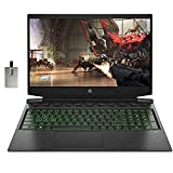 2021 HP Pavilion 15.6' FHD Gaming Laptop Computer, Intel Core i5-9300H, 16GB RAM, 512GB PCIe SSD, Backlit KB, B&O Audio, HD Webcam, GeForce GTX 1650 Graphics, Windows 10, Black, 32GB SnowBell USB Card