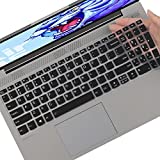 Keyboard Cover for Lenovo Yoga 7i 15.6, 15.6 17.3 Ideapad 3/Ideapad 5, Lenovo Flex 5 15.6, Yoga Slim 7 15, ideaPad 3i 15, ideaPad Slim 7 15.6, ThinkBook 15p, ThinkBook 15 G2 G3 -Black