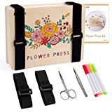 Aboofx Flower Press Kit, 8.3 x 6.3 inch 6 Layers Pressed Plant Flower Pressing Kit for Adults, Flower Drying Kit with Instructions for DIY Cards Press Scrapbooks Artworks Bookmarks and Kid Gift