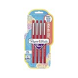 Paper Mate Flair Felt Tip Pens, Medium Point (0.7mm), Red, 4 Count