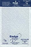 Badge Magic Cut to Fit Freestyle Double-Sided Patch Adhesive Kit (1-Pack) - No Iron Necessary - Safe Applicator of Decals on Fabric, Clothing, Hats, and Jeans