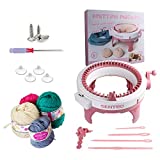 Knitting Machine , Sentro 48 Needles Smart Weaving Loom Round Spinning Knitting Machines with Row Counter, Knitting Board Rotating Double Loom, Weaving Loom Machine Kit for Adults Or Kids