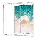 ATiC Case Fit New iPad Air (3rd Generation) 10.5' 2019/iPad Pro 10.5 2017, Premium Soft Transparent TPU Rubber Back Cover Skin Flexible Bumper, Crystal Clear(Compatible with Official Smart keyboard)