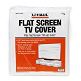 U-Haul Foam Flat Screen TV Cover (Fits Screens up to 65') - 36' x 65' - TV Protection During a Move, Storage, or Renovation