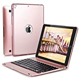 iPad Keyboard Case 9.7 inch for iPad 6th Generation(2018), iPad 5th Gen(2017), iPad Air 2 and 1, iPad Pro 9.7 inch, LAVO-TECH Wireless Bluetooth iPad Case with Keyboard Slim Full Protection Cover