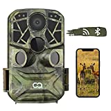 Trail Camera WiFi 4K 24MP Hunting Game Cameras with Night Vision Motion Activated Waterproof IP66 Wildlife Cam for Outdoor Animals Monitoring 940nm No Glow 120° Wide Angle APP Control