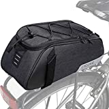 WOTOW Bike Rack Trunk Bag, Bicycle Rear Basket Pack Cycling Back Seat Cargo Pannier Water Resistant 7L Capacity Storage Pouch Carrier Chest Bag for Outdoor Travelling Camping Trekking Commuting